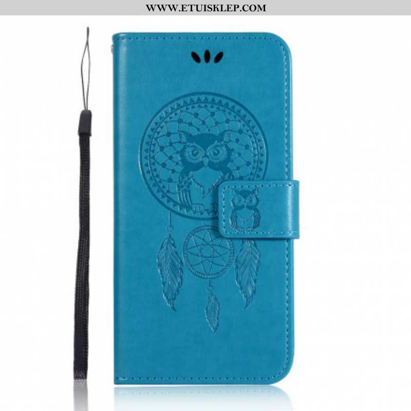 Etui Folio do Xiaomi Redmi Note 10 Pro Sowa Łapacz Snów Z Efektem Skóry